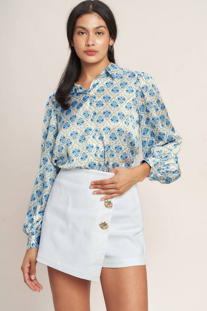 Moroccan Muse Woven Top view 23