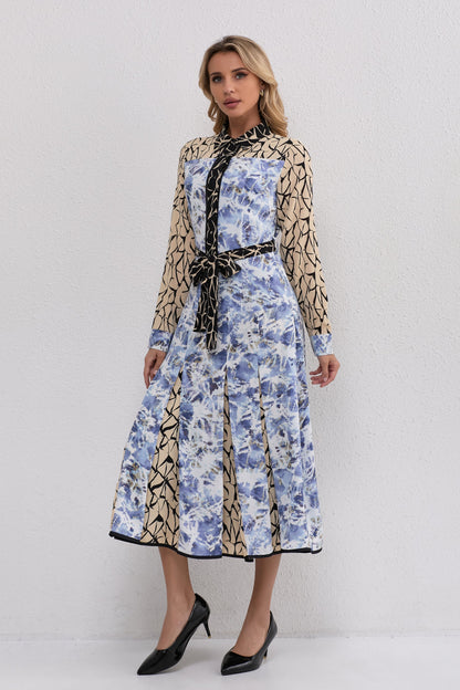 Mosaic Harmony Midi Dress in L view 4