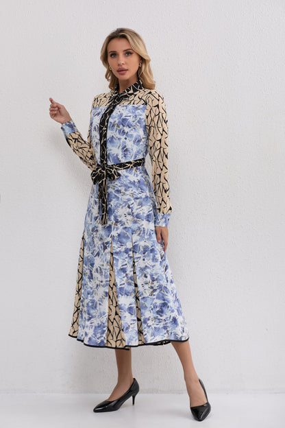 Mosaic Harmony Midi Dress in M view 3