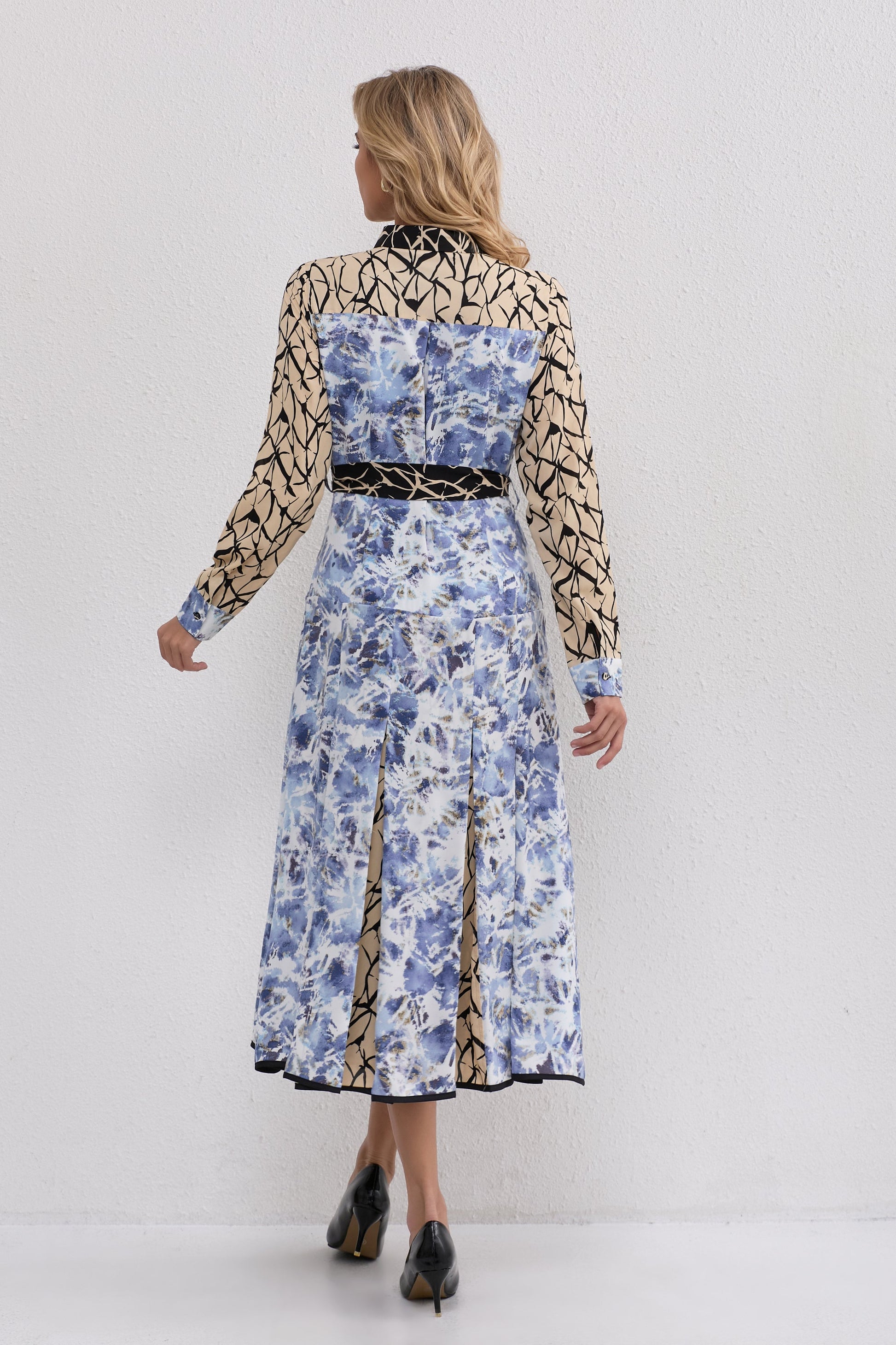 Mosaic Harmony Midi Dress in S view 2