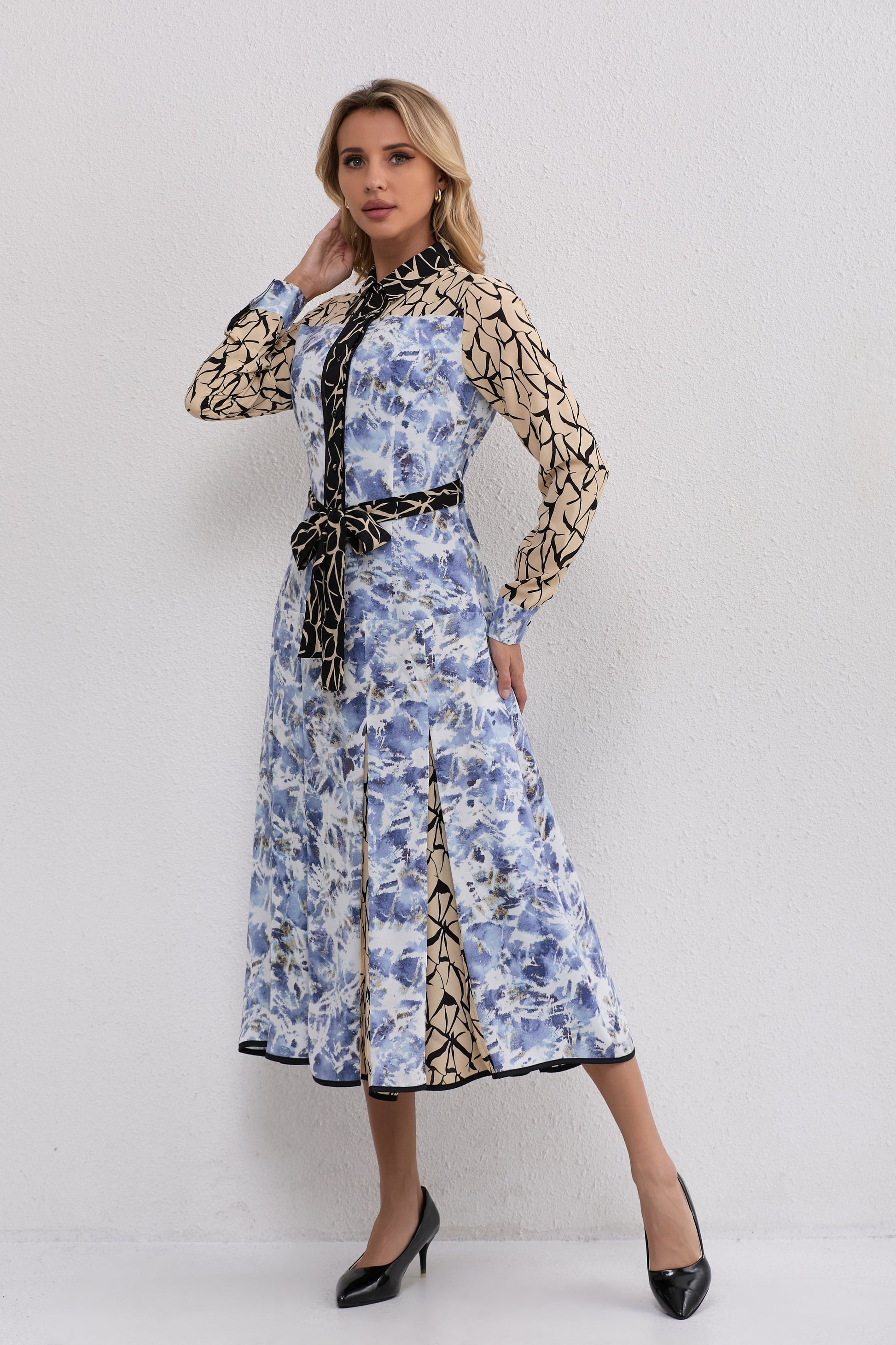 Mosaic Harmony Midi Dress in XL view 5