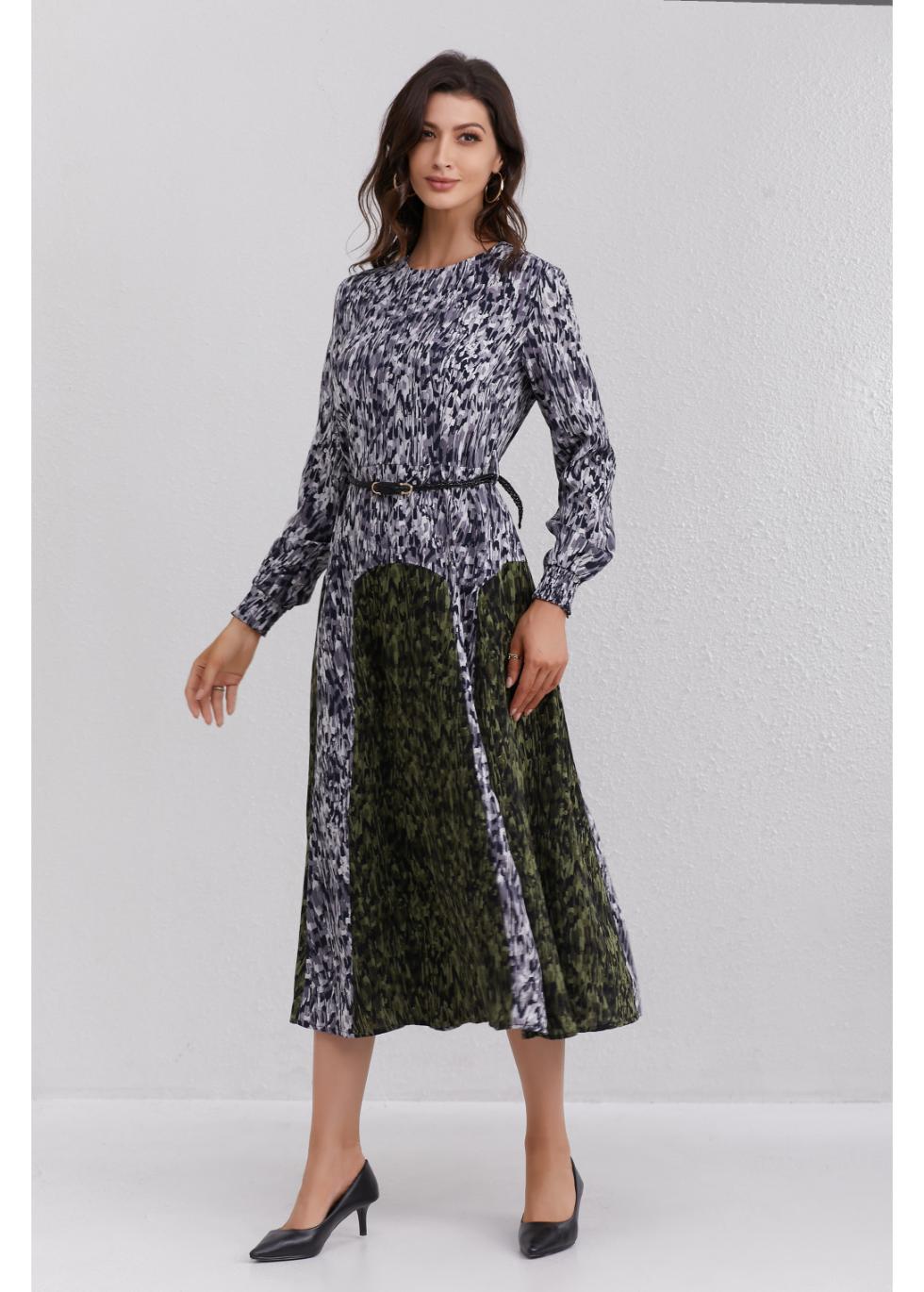 Mossy Meadow Midi Dress in L view 4 - Mossy Meadows Maxi Dress