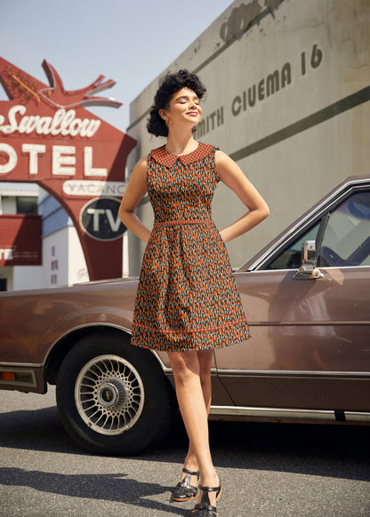 Mushroom Collared Dress in M view 3