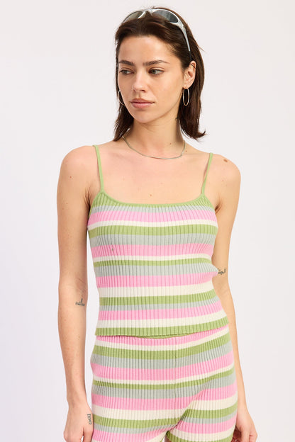 Naomi Top in Lime Pink Multi - Naomi Top Ravelry