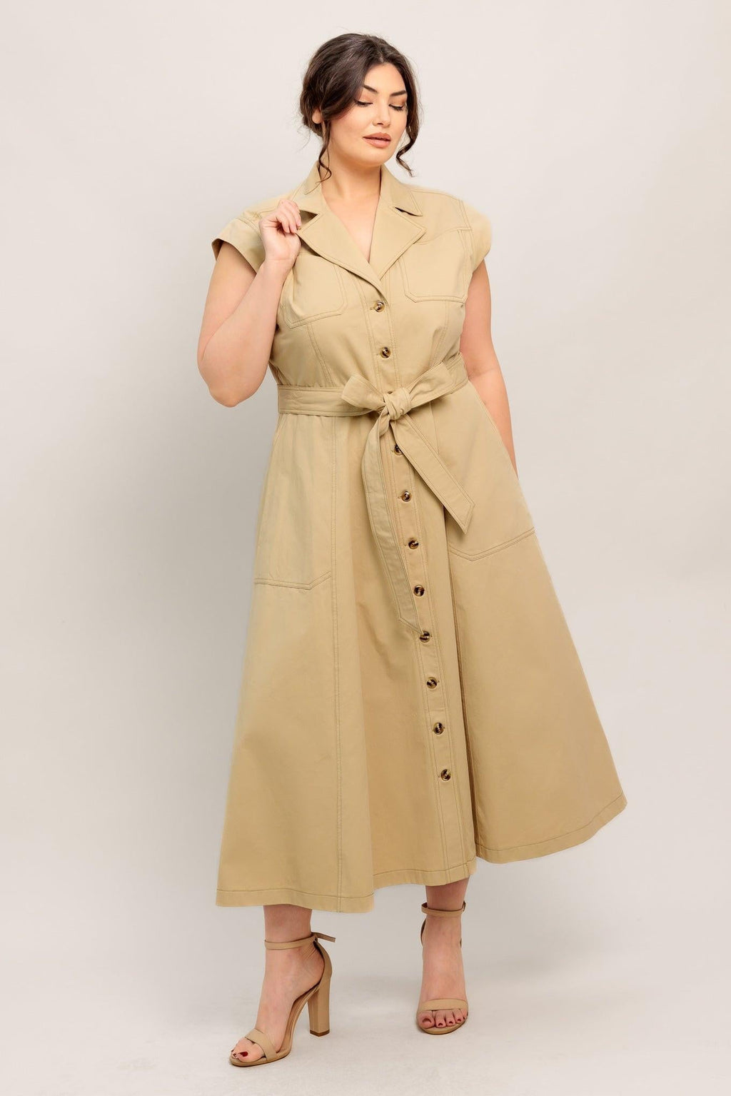 Natural Instinct Woven Midi Dress view 11 (dress) - natural instincts dress, natural instinct clothing, - shop at us.meeeshop