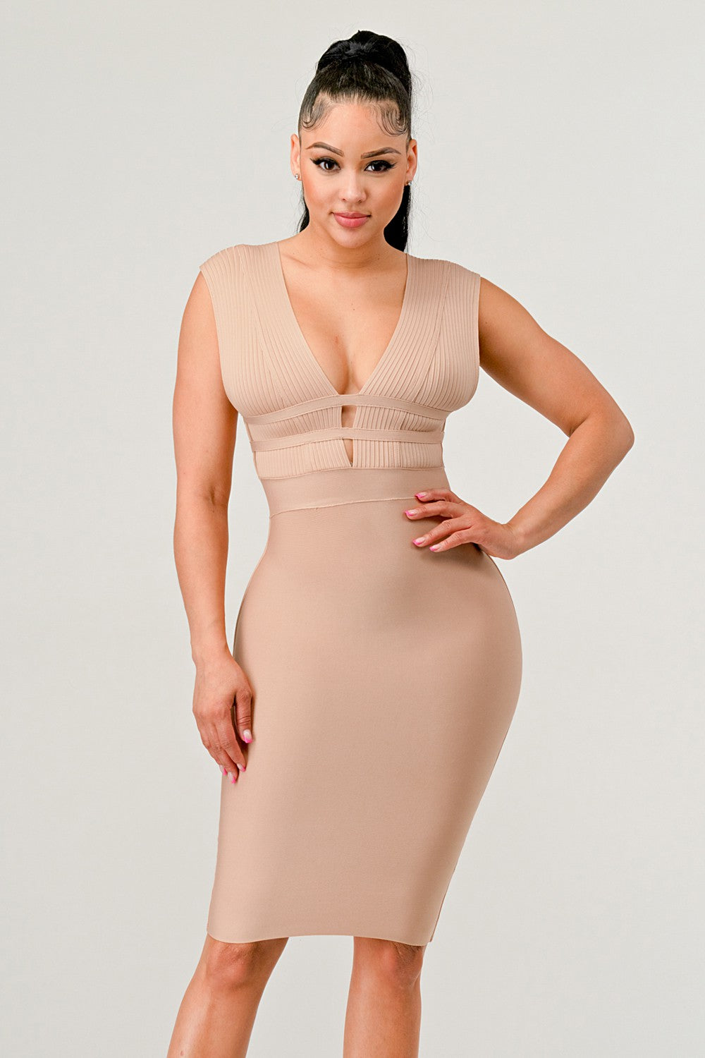 Naturally Chic Bandage Dress view 4