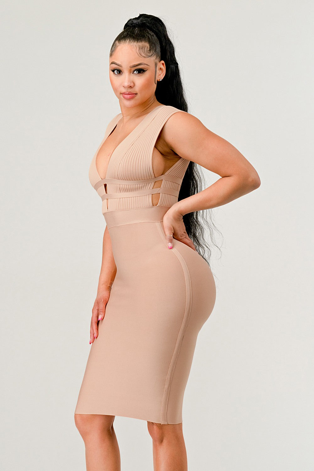 Naturally Chic Bandage Dress view 5