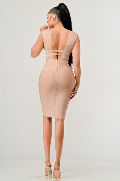 Naturally Chic Bandage Dress view 8