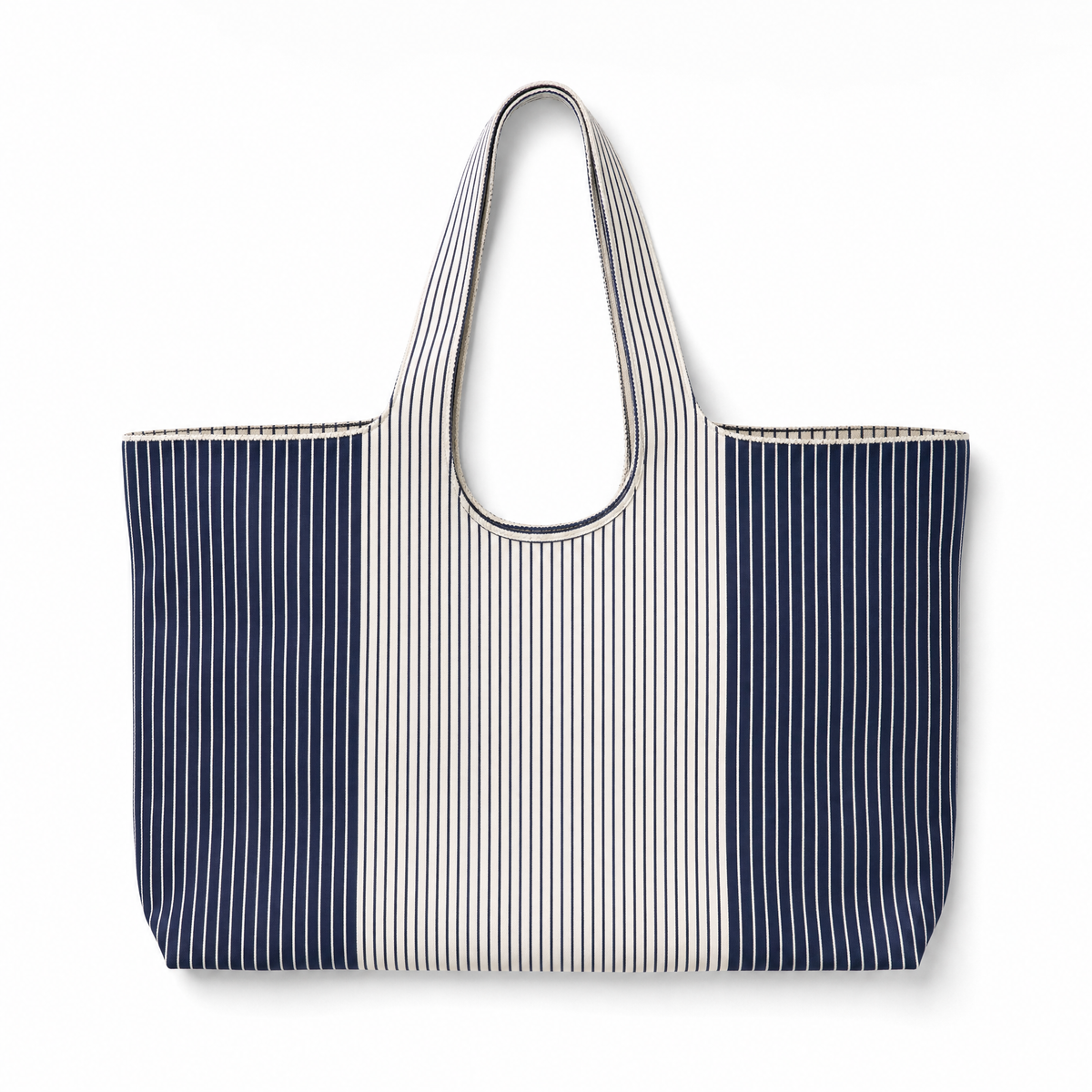 Navy Everyday Tote view 5 - Navy Everyday Bag