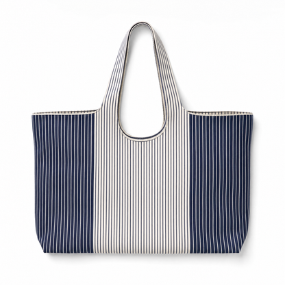 Navy Everyday Tote view 5 - Navy Everyday Bag