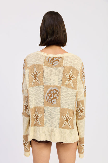 Nellie Sweater in L view 3 - Nellie Mae Sweater (top)