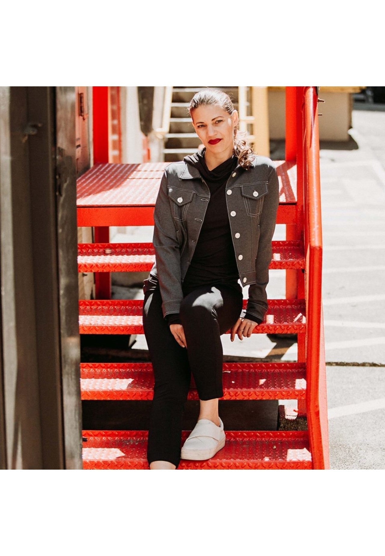 Neo-tech Jacket - Charcoal Grey in M view 3 - Neo Jackets (layer)
