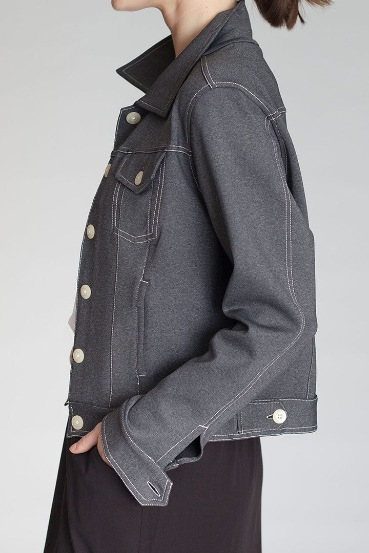 Neo-tech Jacket - Charcoal Grey view 7 - Neo Jackets (layer)