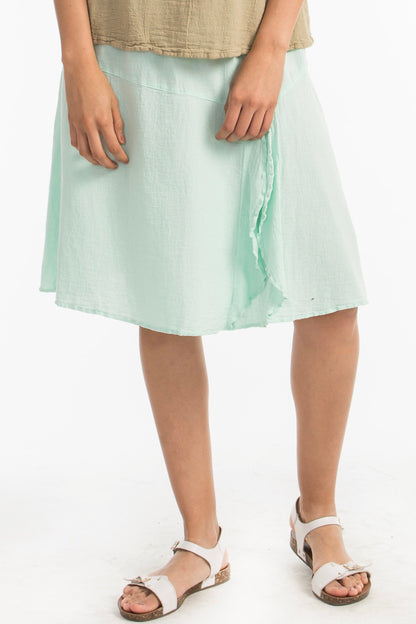 New Hannah - Lovely Knee Length Skirt 100% Cotton Gauze in 0 (XS/S) view 10 - Gauze Skirt
