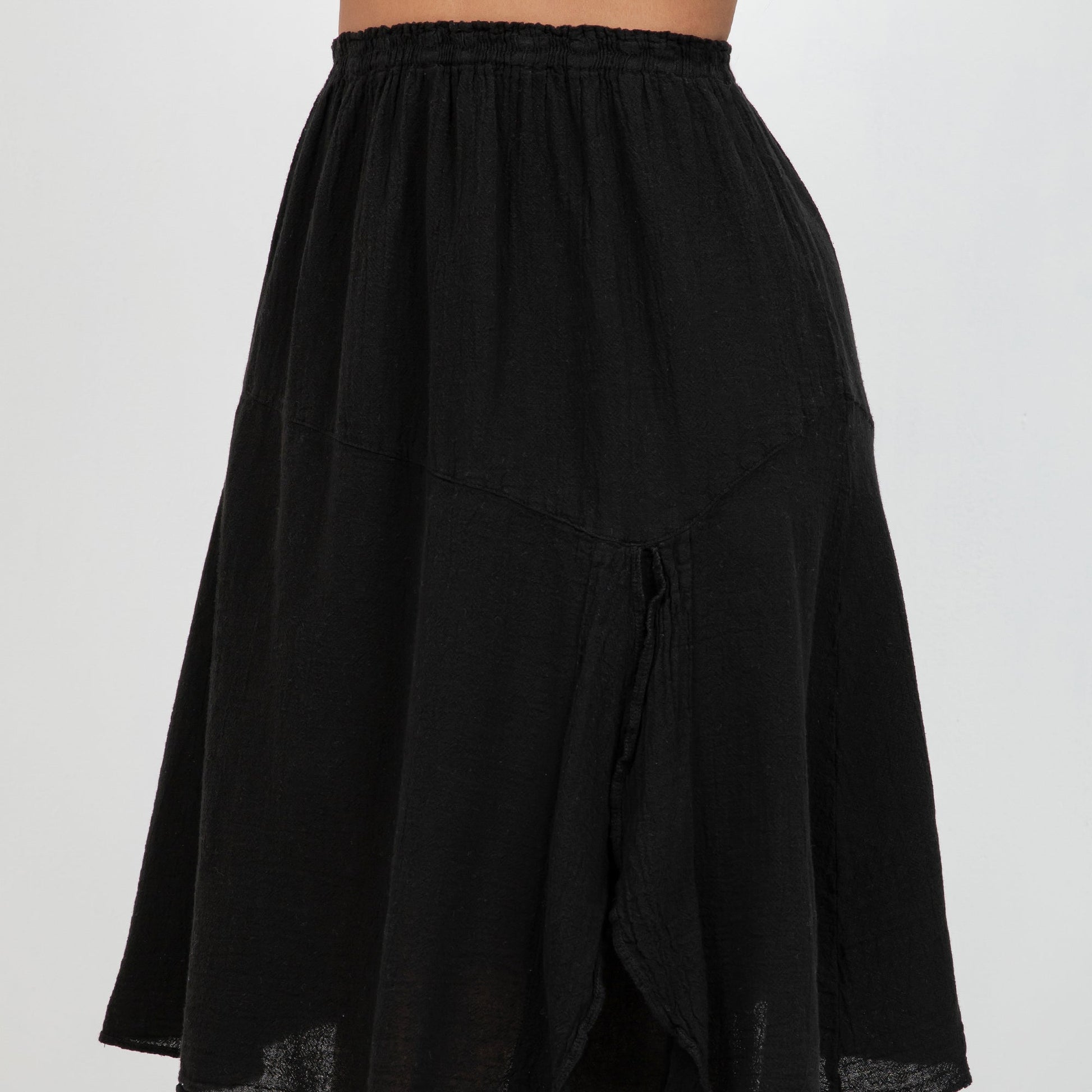 New Hannah - Lovely Knee Length Skirt 100% Cotton Gauze in 0 (XS/S) view 8 - Gauze Skirt