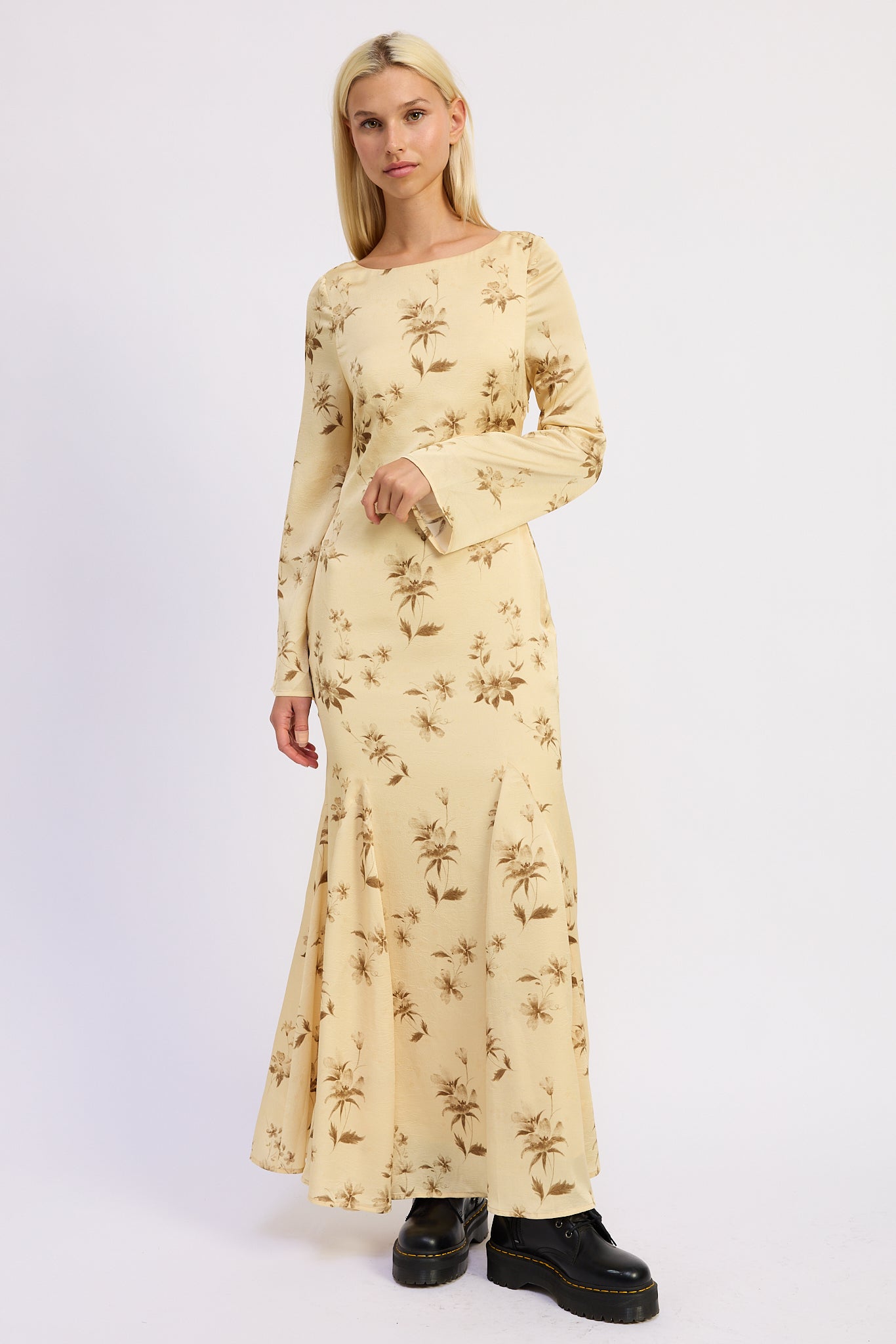 Niamh Maxi Dress view 4 - Niamh Navy Maxi Dress