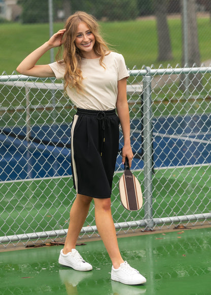 Nina Mid-rise Track Skirt view 23 - Khaite Nina Midi Skirt