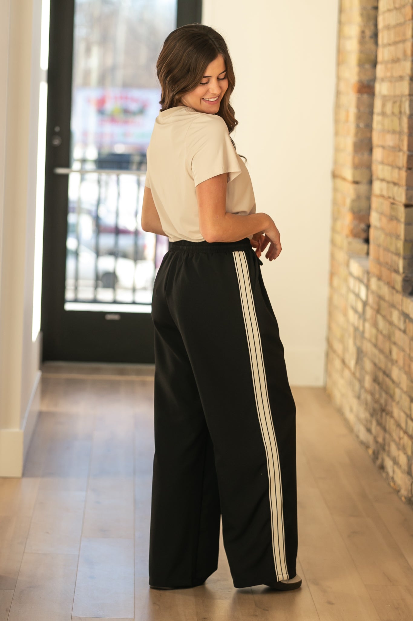 Nina Wide Leg Track Pants view 16 - Nina Wide Leg Pants (bottom)