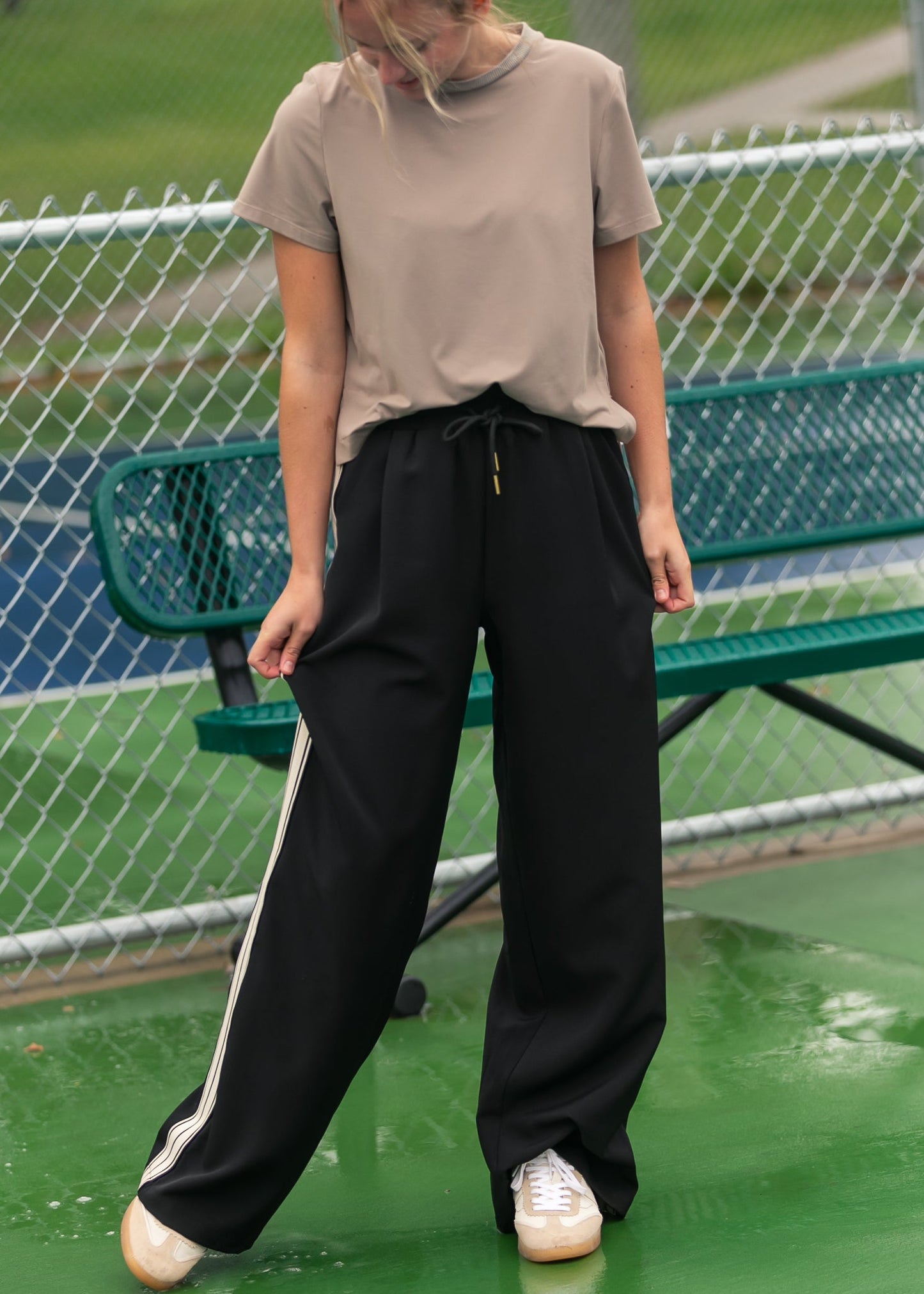 Nina Wide Leg Track Pants view 18 - Nina Wide Leg Pants (bottom)