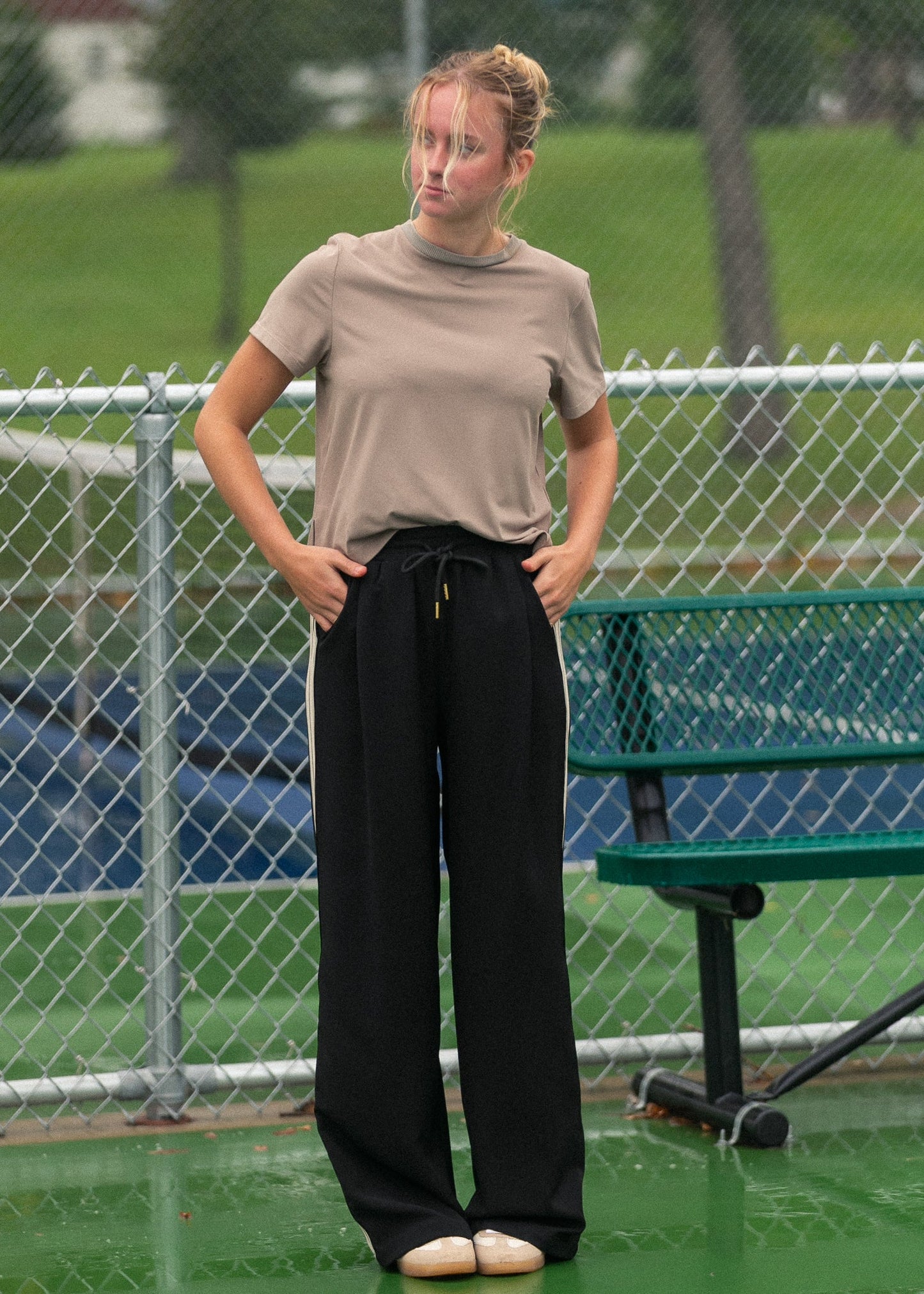 Nina Wide Leg Track Pants view 19 - Nina Wide Leg Pants (bottom)
