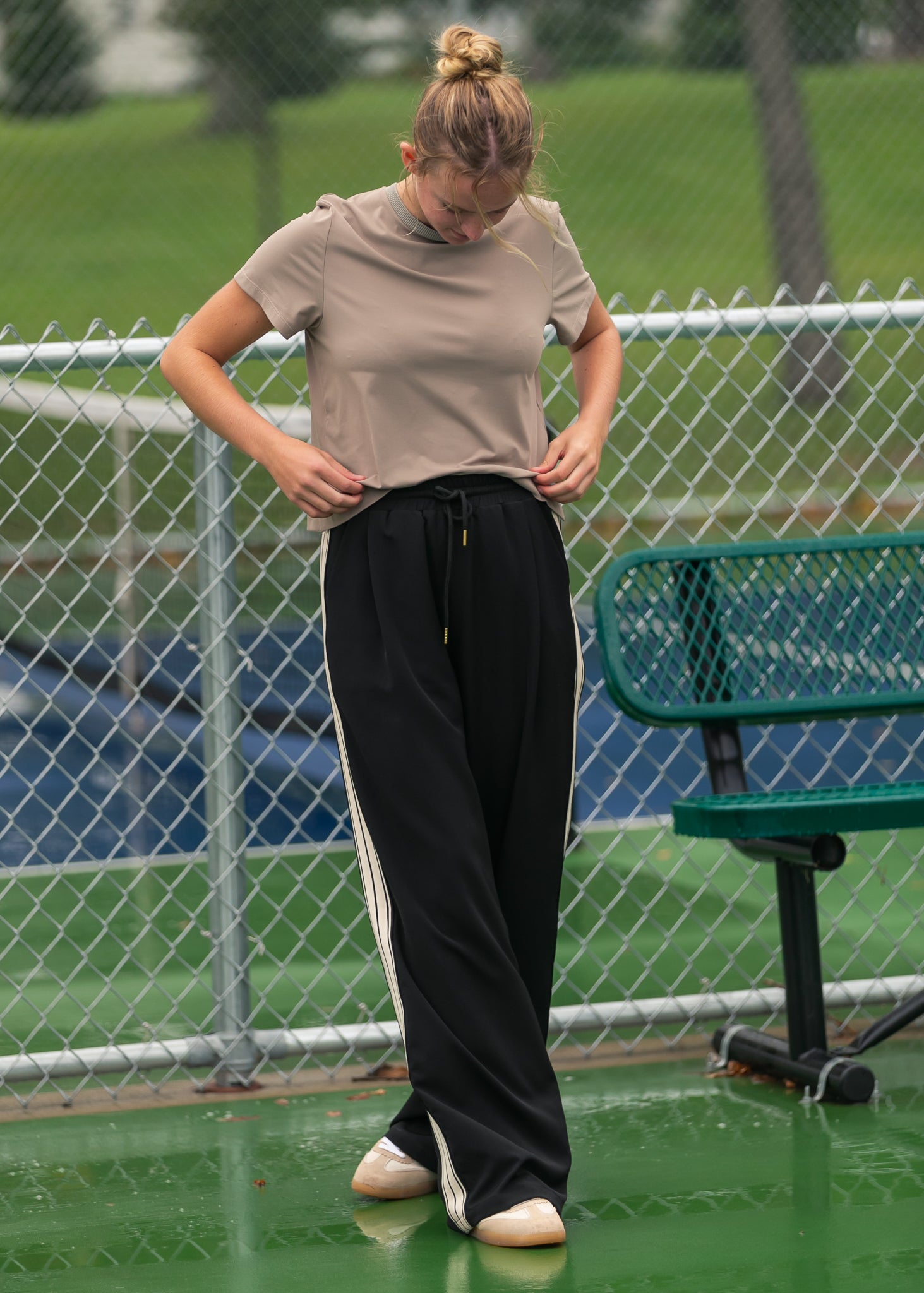Nina Wide Leg Track Pants view 20 - Nina Wide Leg Pants (bottom)