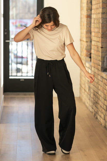 Nina Wide Leg Track Pants view 8 - Nina Wide Leg Pants (bottom)