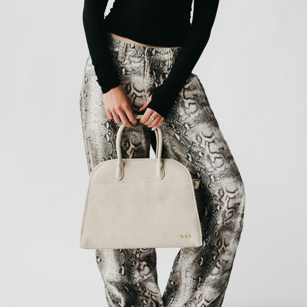 Nirvana Nubuck Tote in Oat - Can You Restore Nubuck Leather (bag)