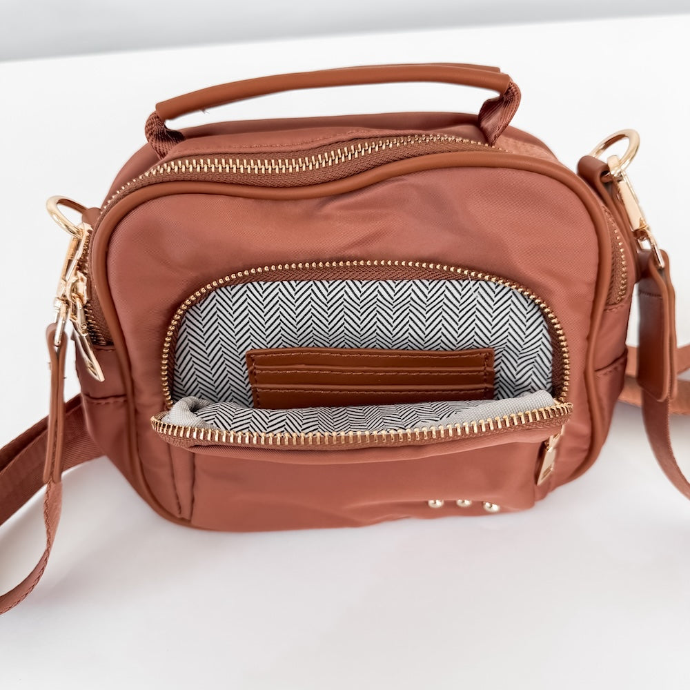 Nisha Nylon Crossbody Bag view 12 (bag) - nisha nylon crossbody bag, nylon crossbody bag medium size, n - shop at us.meeeshop