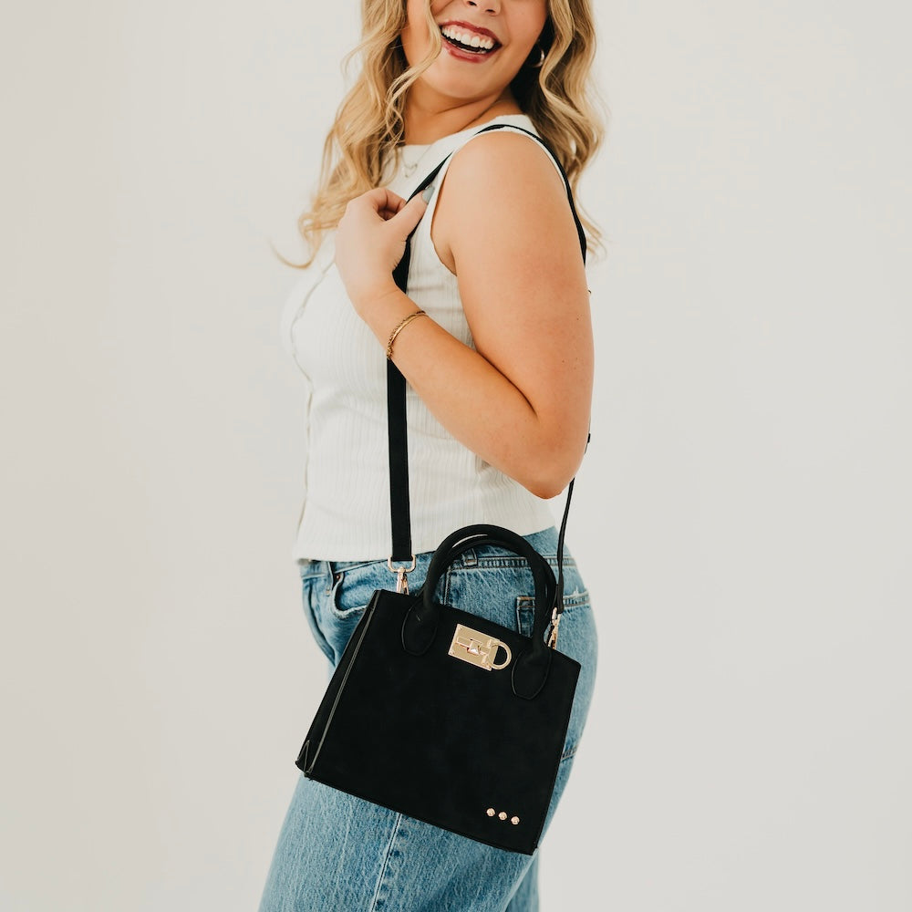 Nixie Nubuck Small Tote view 5 - Nixie Boots (bag)