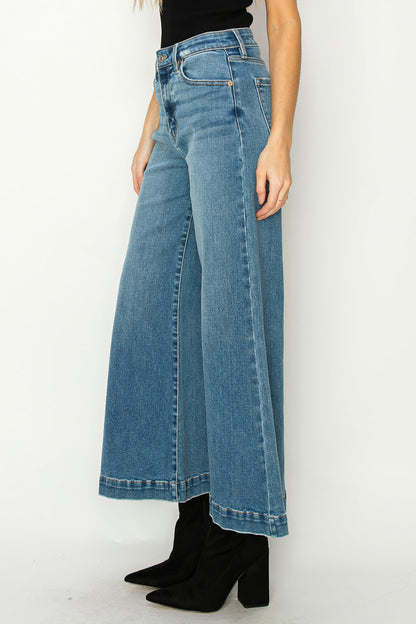 Noa High Rise Crop Palazzo Jeans view 5 - High-Waisted - Hudson Noa High Rise Jeans (bottom)
