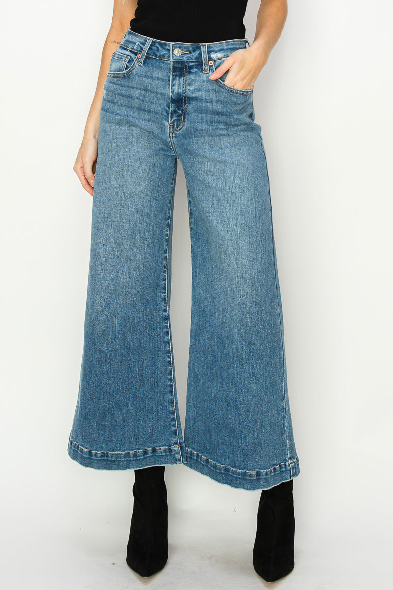 noa high rise Noa High Rise Crop Palazzo Jeans view 8 (bottom) - shop at us.meeeshop