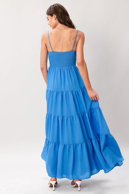 Nomad Bloom Woven Maxi Dress in BROWN view 6