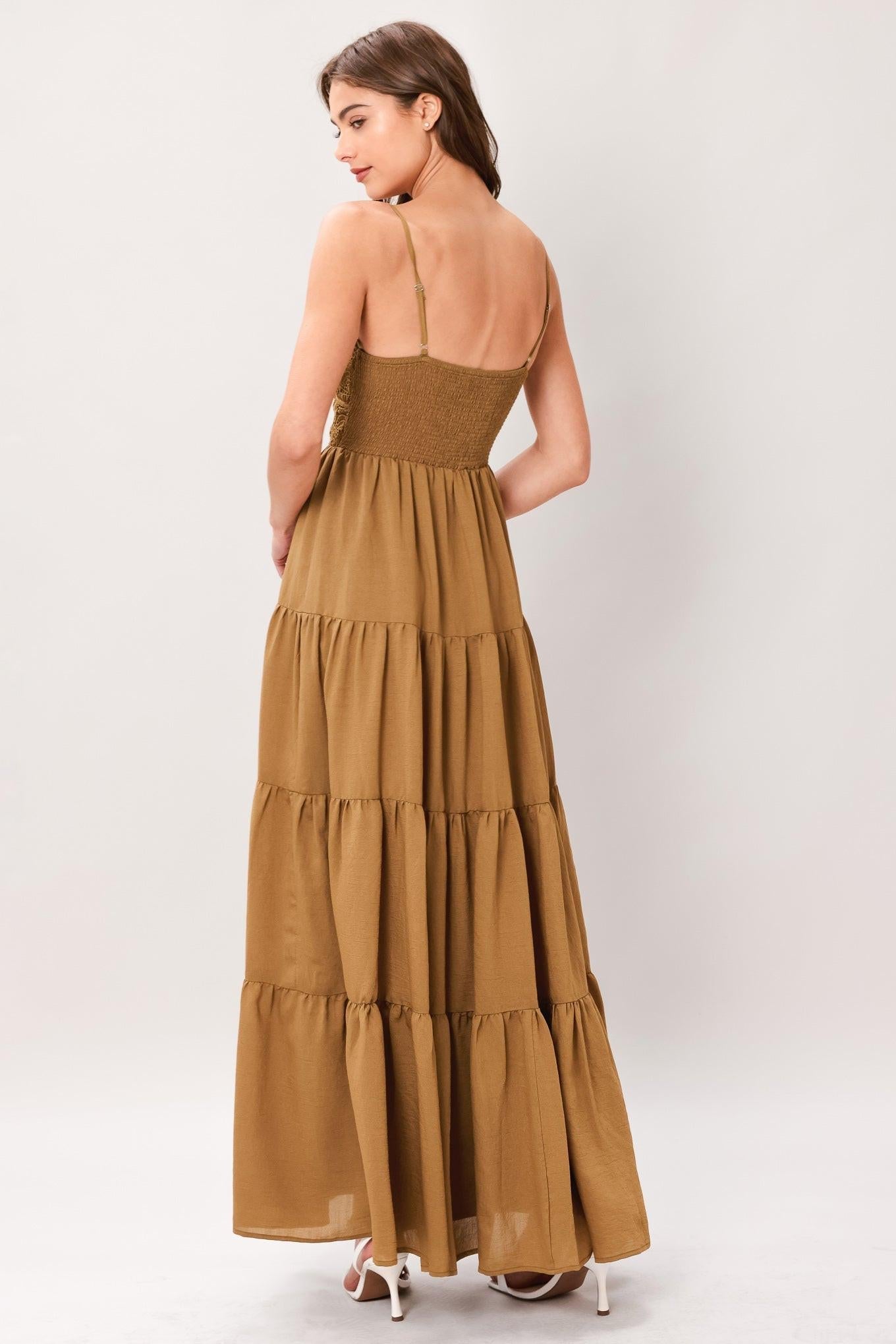 Nomad Bloom Woven Maxi Dress view 12
