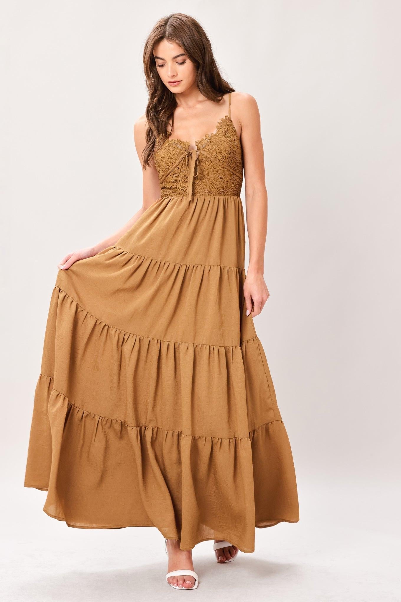 Nomad Bloom Woven Maxi Dress view 9