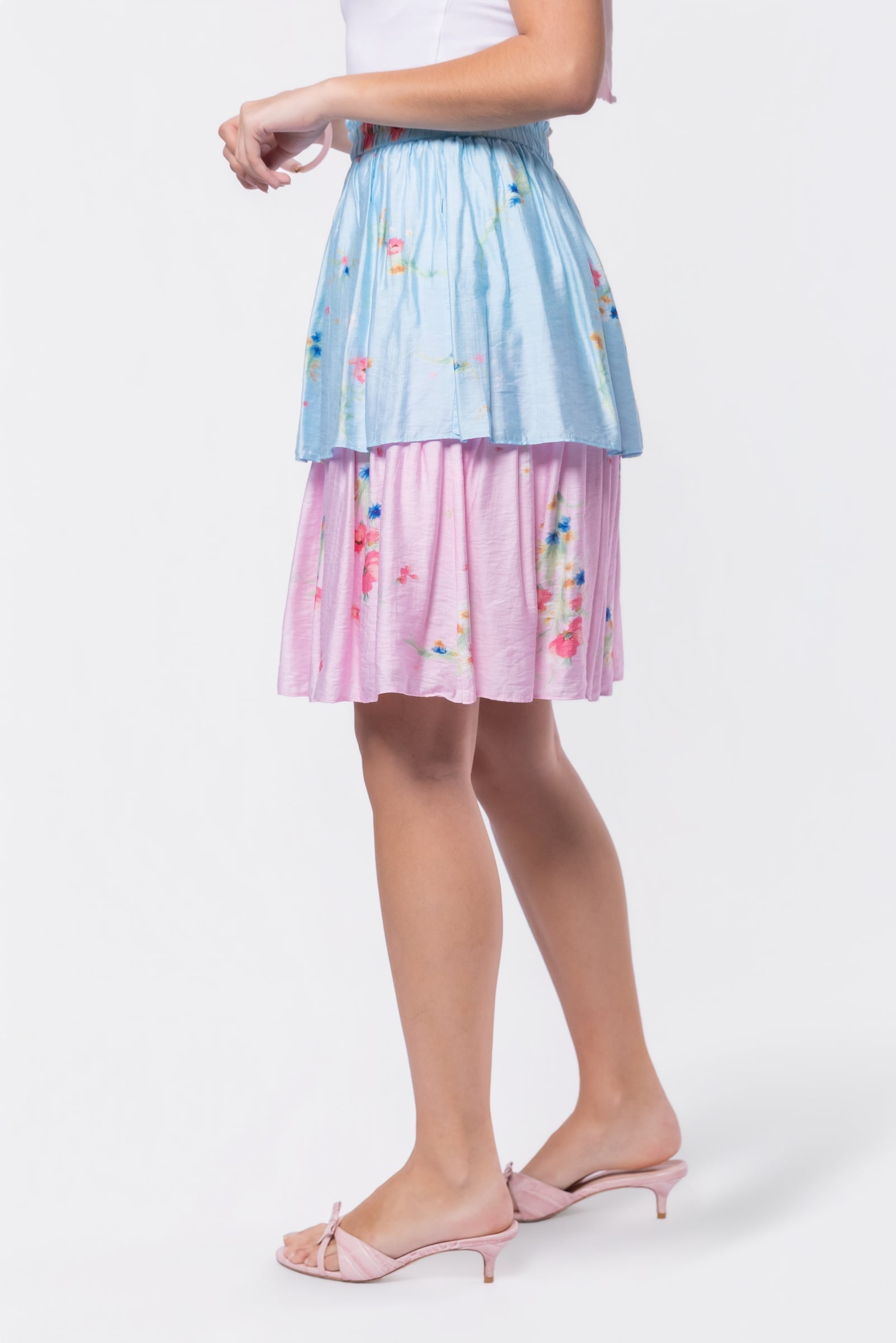 Nora Skirt 23" (blue Pink) L view 4 (skirt) - nora blue dress, norwegian blue skirt, nordstrom blue ski - shop at us.meeeshop