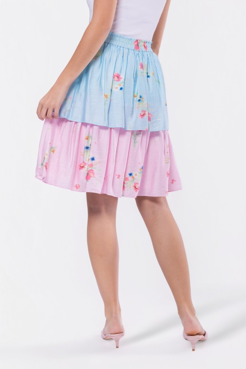 Nora Skirt 23" (blue Pink) XL view 5 (skirt) - nora blue dress, norwegian blue skirt, nordstrom blue sk - shop at us.meeeshop