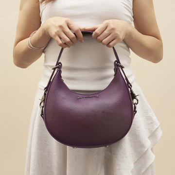 Nylah Shoulder Bag in Brown view 2 - Nayla Shoulder Bag