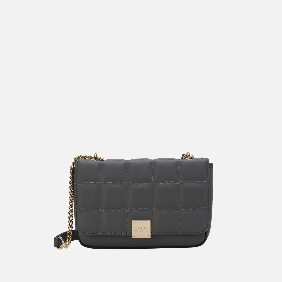 Nyra Shoulder Bag in Pewter view 8 - Nyra Mini Shoulder Bag
