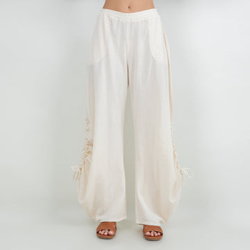 Oana Pants 100% Cotton Gauze - MeeeShop Women's Fashion