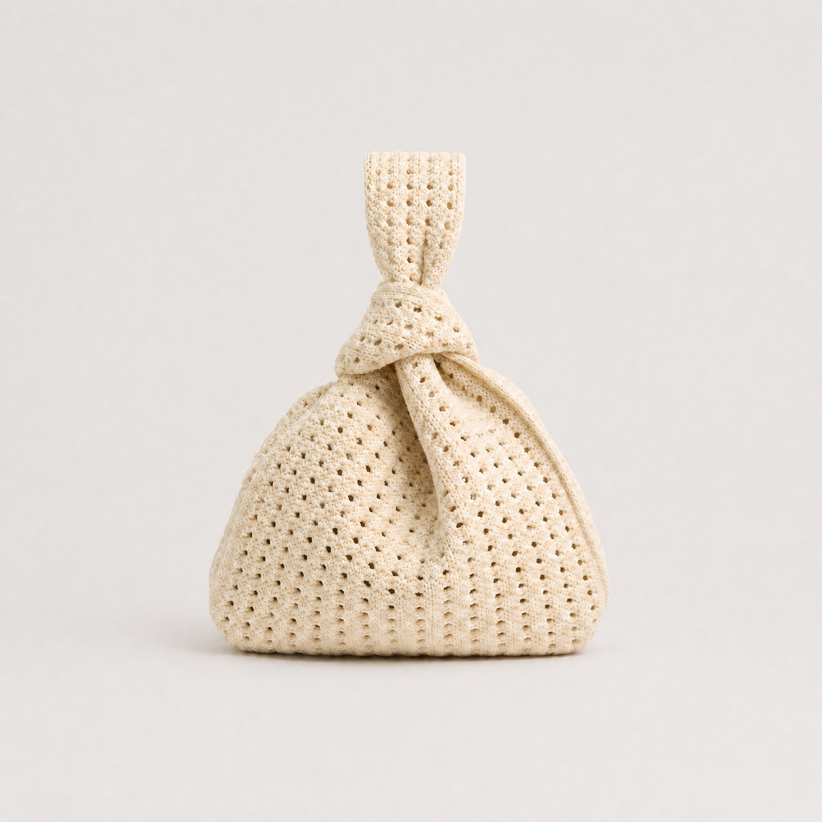 Oat Crochet Handbag in Small