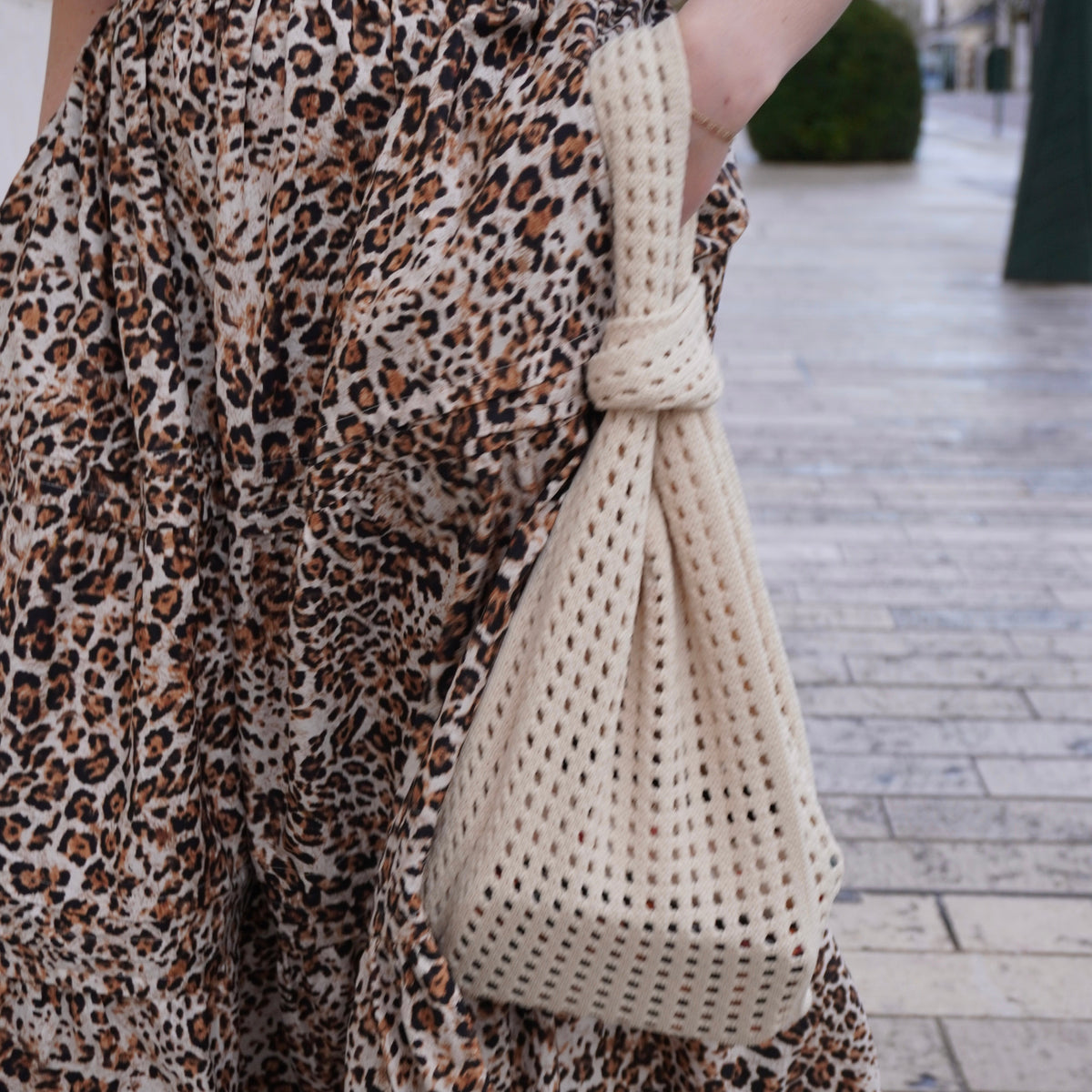 Oat Crochet Handbag view 11