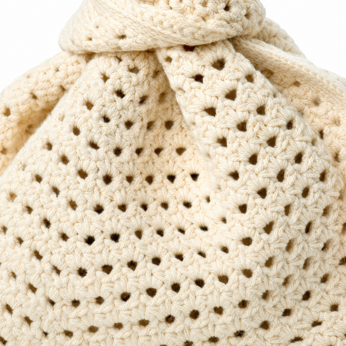 Oat Crochet Handbag view 3