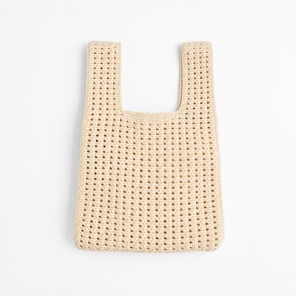 Oat Crochet Handbag view 5