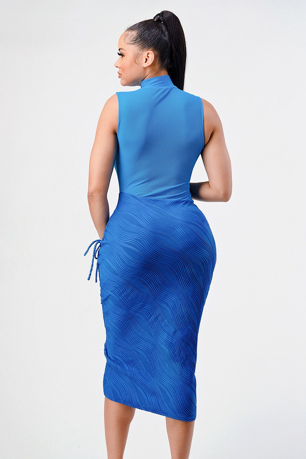 Ocean Blue Sleeveless Sexy Dress view 4 - Ocean Blue Dress For Women