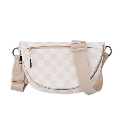 Olivia Nylon Check Foldover Crossbody view 14 (bag)