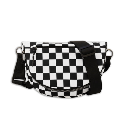 Olivia Nylon Check Foldover Crossbody view 15 (bag)