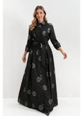 Onyx Silver Blossom Maxi Dress XS (dress) - silver onyx dress studs, silver onyx meaning, onyx dress co - shop at us.meeeshop