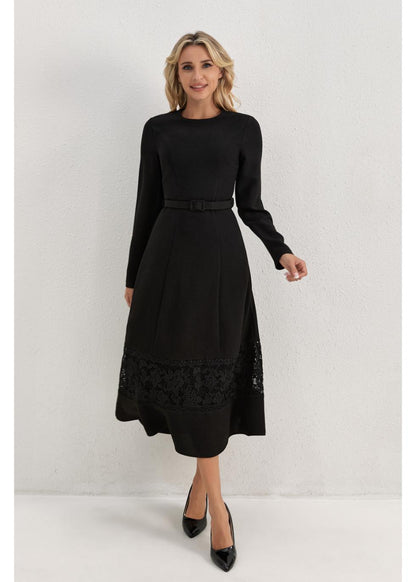 Opera Lace Hem Midi Dress in M view 3 - Opera Sport Lace Dress