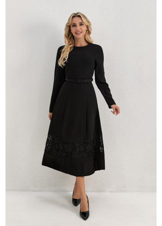 Opera Lace Hem Midi Dress in XS - Opera Sport Lace Dress