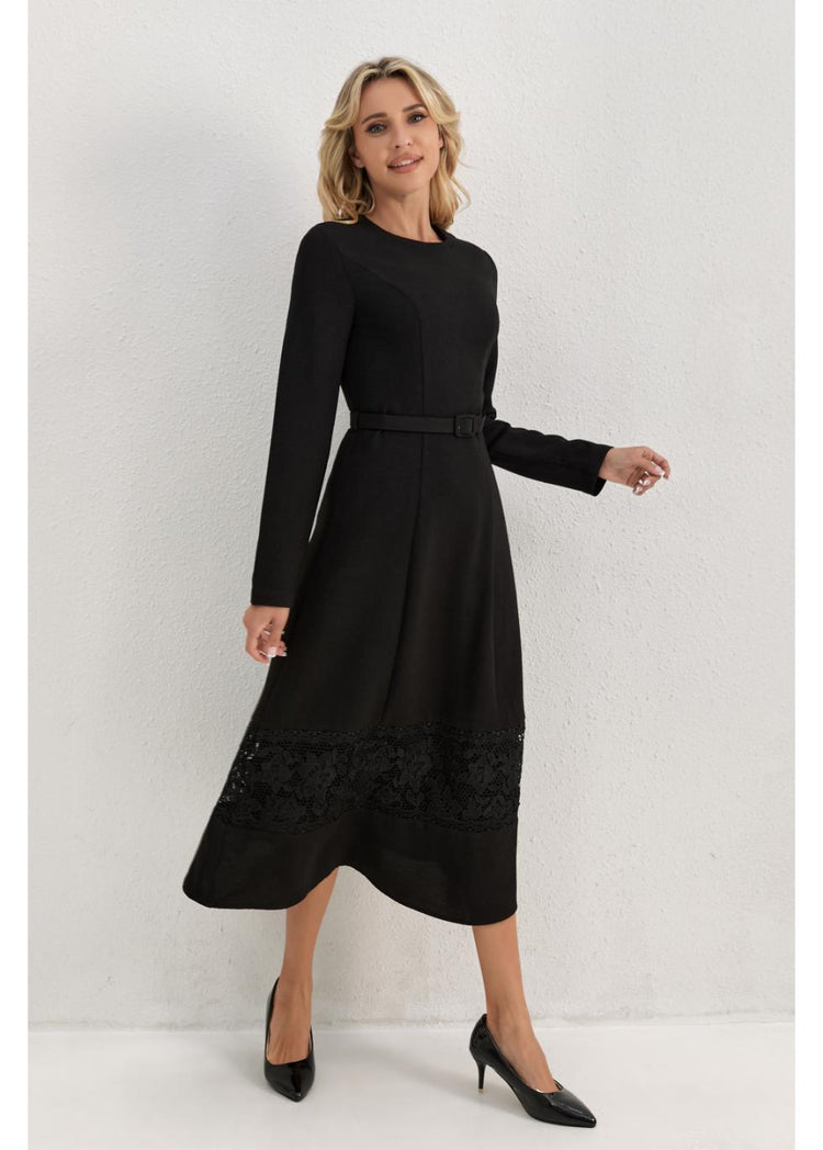 Opera Lace Hem Midi Dress XL view 5 (dress) - opera sport lace dress, phantom.of the opera lace dress,  - shop at us.meeeshop